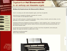 Tablet Screenshot of orgelcentrum.nl